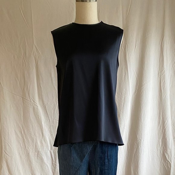 Acne Black Sleeveless Blouse - Picture 1 of 7